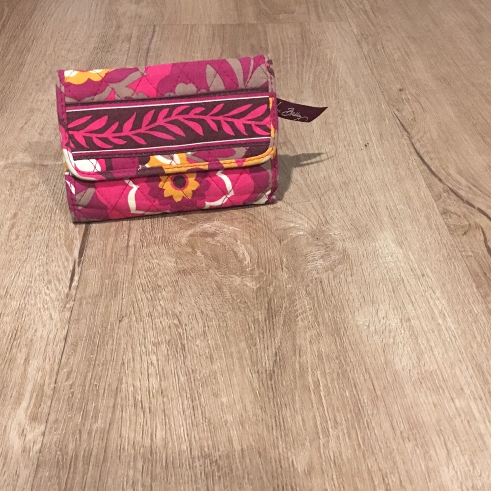 Vera Bradley Carnaby Floral Tri-Fold Wallet